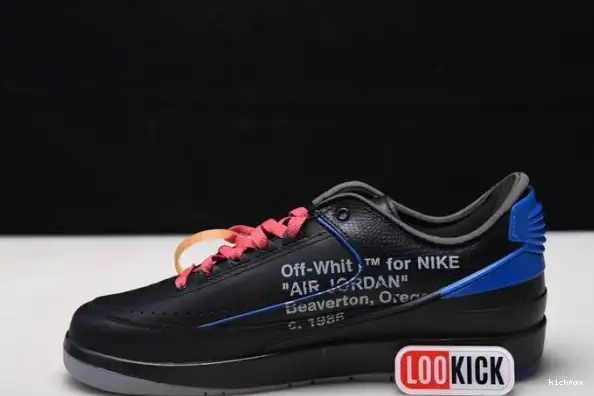 Rep MAX Blue SP Off-White Low Jordan Retro 2 DJ4375-004 Black 0322
